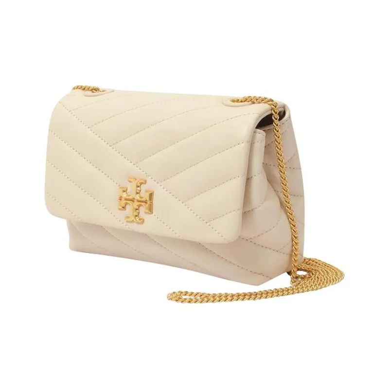 TORY BURCH Kira Leather Shoulder Bag Crossbody Bag Mini Women's White-1