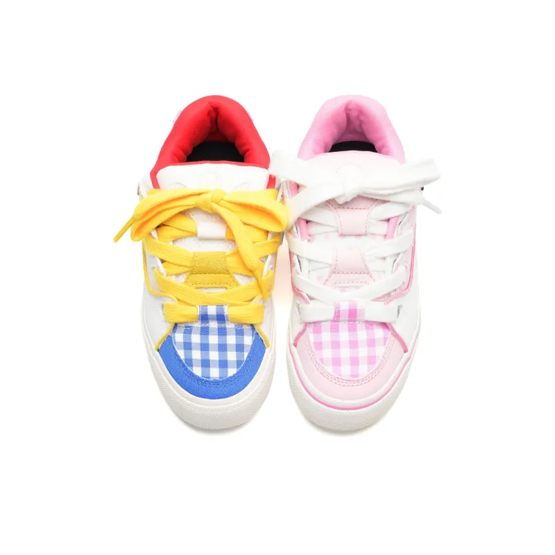 7 SEVFUN Low-Top Skateboard Shoes Unisex Strawberry Pink-19