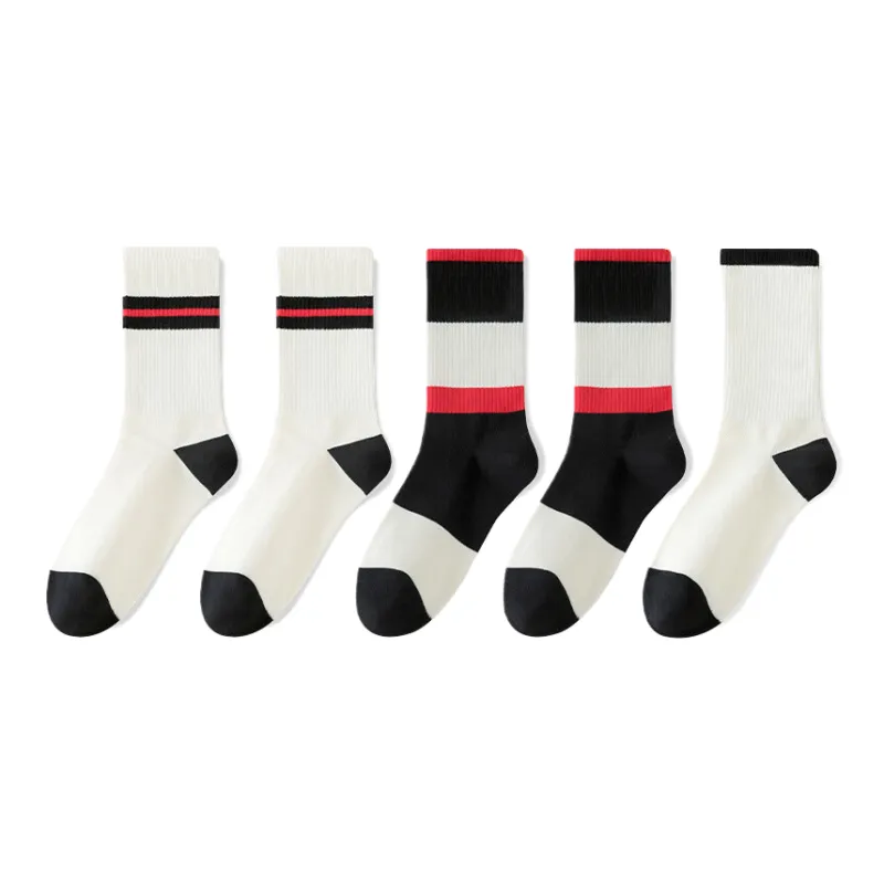 Lan Miao Mid Calf Socks Women's 5 Pack-2