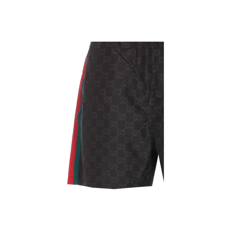 GUCCI Swimming Shorts Men's Brown-3