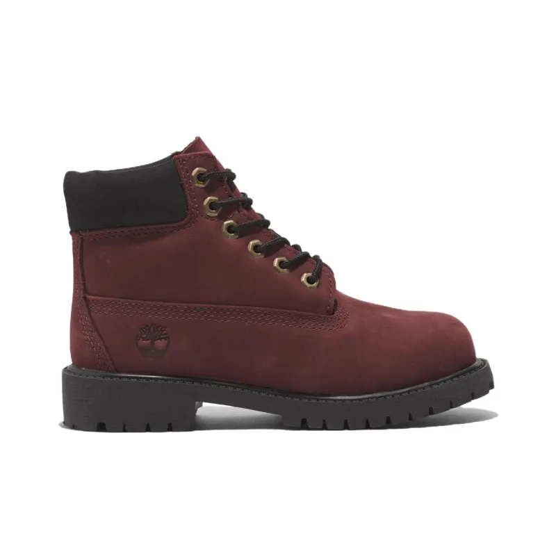 Timberland PREMIUM Abrasion Resistant Slip Resistant Short Outdoor Boots Women's Burgundy-1