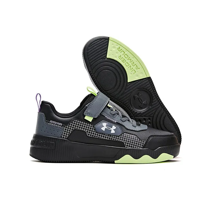 Under Armour Anti Slip Wear Resistant Low Top Kids' Skateboarding Shoes Unisex-22