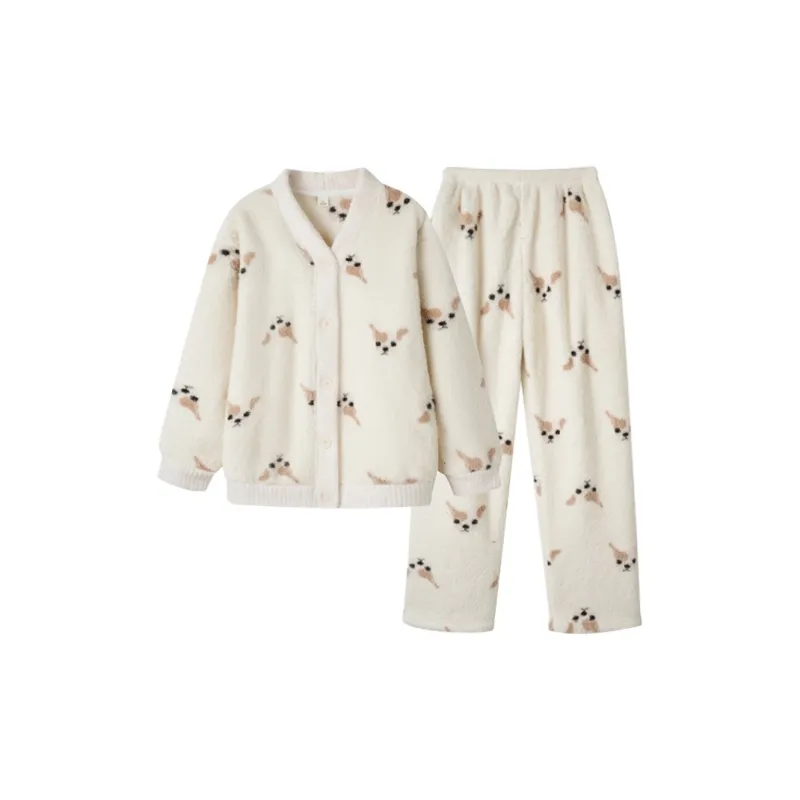 O'MESIK Pajama Set Women's White-0