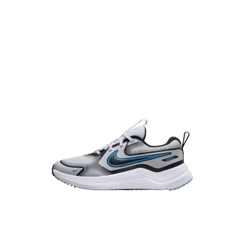 Nike Cosmic Runner Anti Slip Wear Resistant Low Top Kids' Running Shoes Gray/Black Children Aged 3 7 Years Old