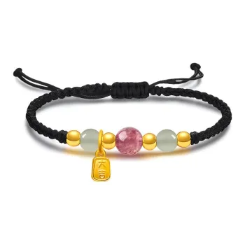 Royal Dragon Mirror Gold Bracelet Women's
