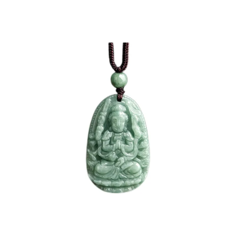 LIANGYUXI Bean Type Jadeite Necklaces Women's-0