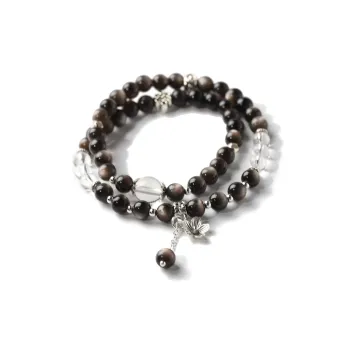 YUANYUANRUYI Obsidian Bracelets Unisex