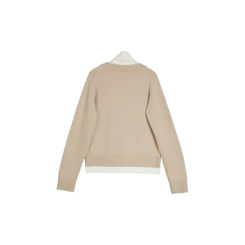 ELLE Sweaters Women's Camel-1