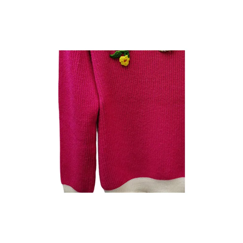 GUCCI Cashmere Sweater Women's Red-3