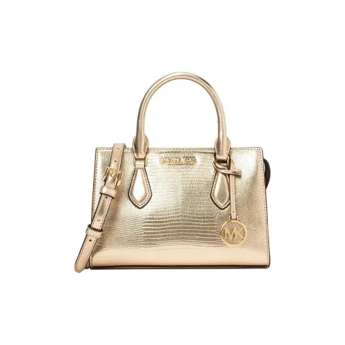 MICHAEL KORS Polyurethane Shoulder Bag Crossbody Bag Handbag Small Size Women's Light Gold