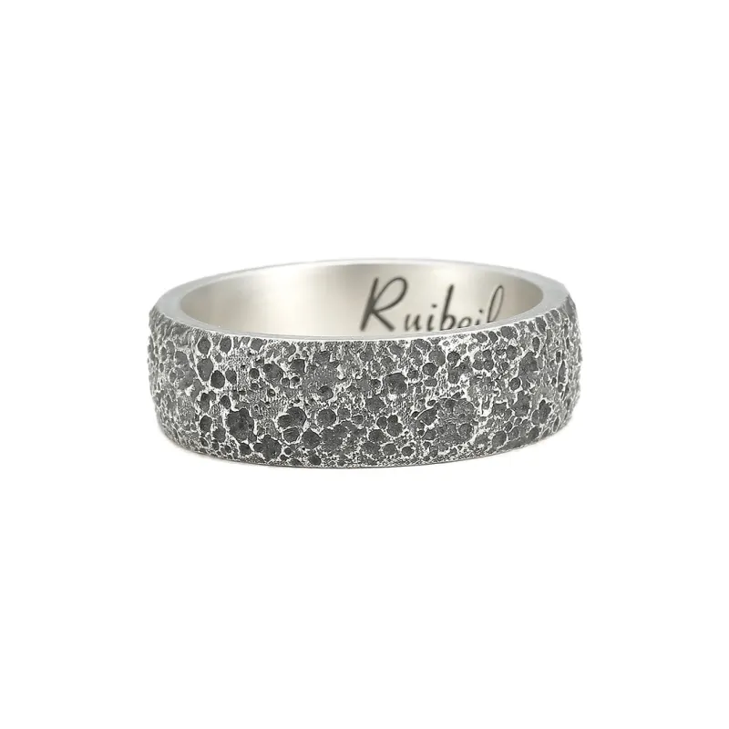 Ruibeila 925 Sterling Silver Rings Men's-2