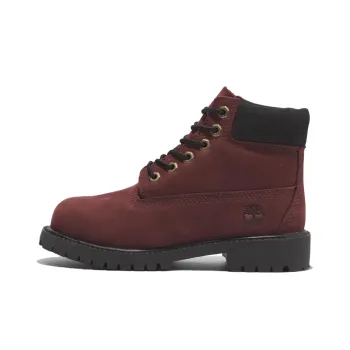 Timberland PREMIUM Abrasion Resistant Slip Resistant Short Outdoor Boots Women's Burgundy