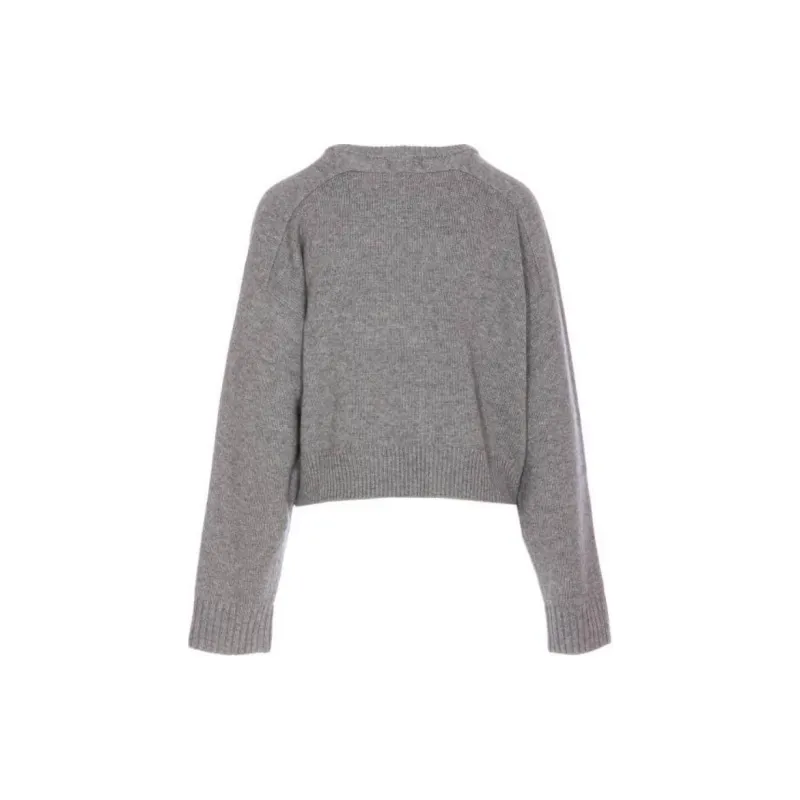 Loulou De Saison Ribbed trim Cropped Jumper-1