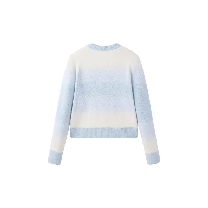 LEDIN Knitwear Women's Country Atmosphere Blue-1