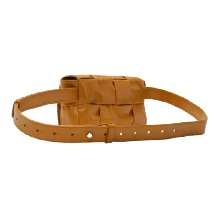 Bottega Veneta Leather Fanny Pack Mini Men's Umber-2