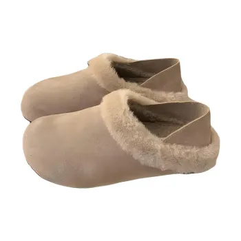 Yamada Hyakuju Home Slippers Khaki Dark Brown