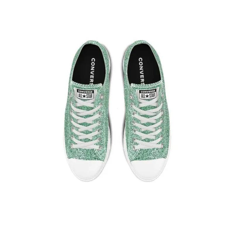 Converse All Star Wear-Resistant Low-Top Canvas Shoes Unisex Refreshing Mint Mambo-3