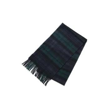 JOHNSTONS OF ELGIN Cashmere Shawls Women's Black/Blue