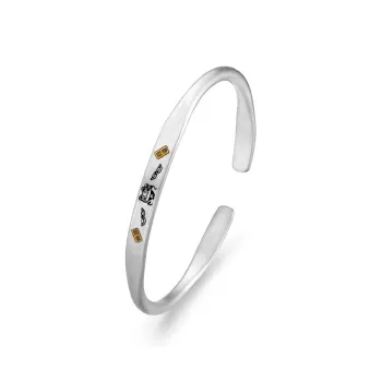 Sentimentality 999 Fine Silver Bangles Women's