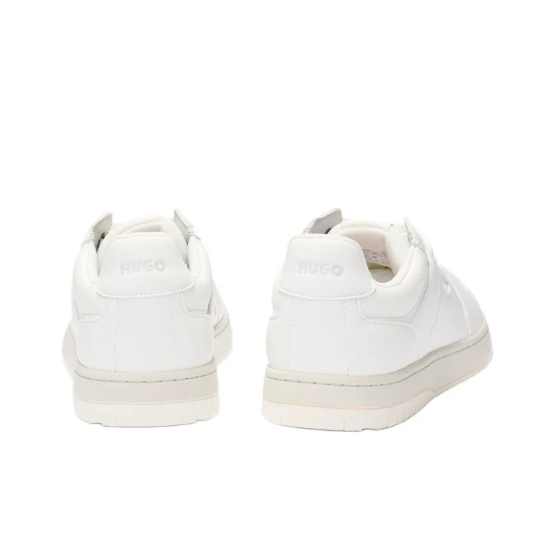 HUGO BOSS Low Top Skateboard Shoes Men's White-3
