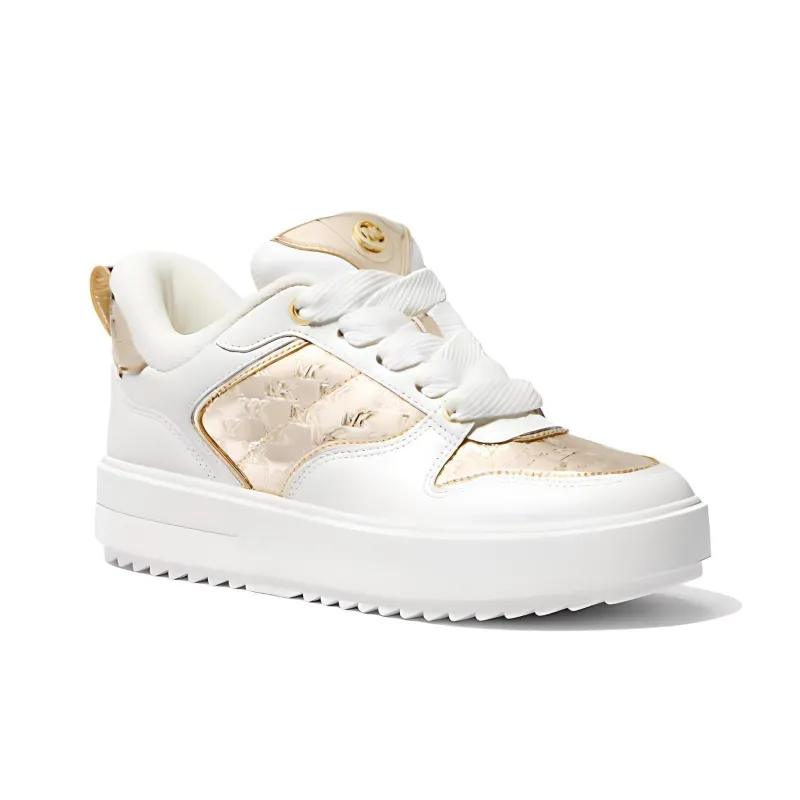 MICHAEL KORS Skateboard Shoes Women's Light Gold-2
