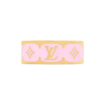 LOUIS VUITTON M1568L Nanogram Enamel Ring