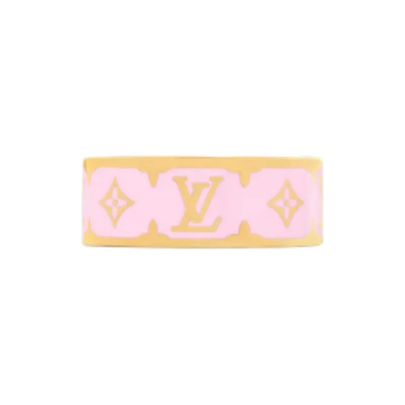 LOUIS VUITTON M1568L Nanogram Enamel Ring-0