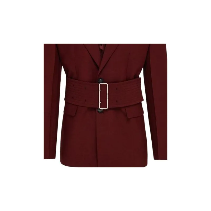Ferragamo Belted Single Breasted Jacket-5