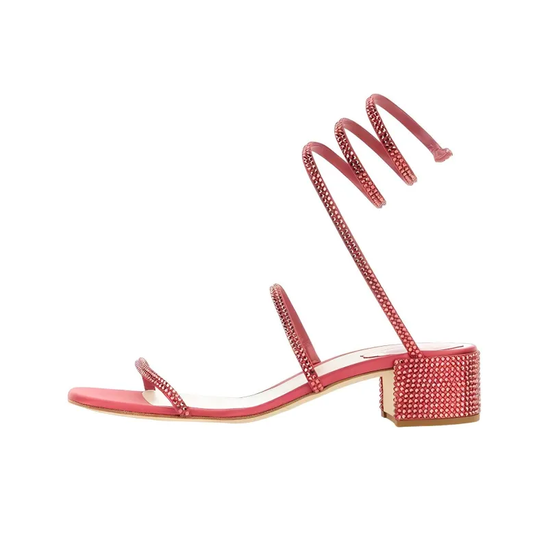 RENE CAOVILLA Strap Sandals Women's Red-0