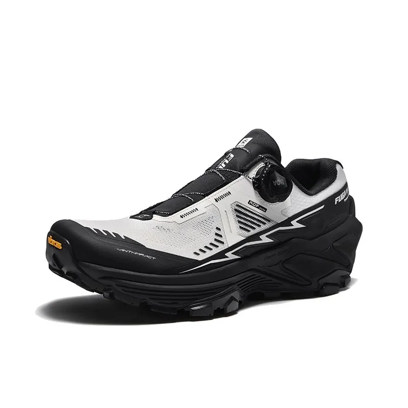 KAILAS FUGA EX3 BOA Running Shoes Men Low Top Unbleached Original Color/Ink Black-2