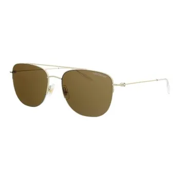 MONTBLANC Aviator Sunglasses Men's Gold