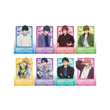 MOUXUYY Makoto Tachibana, Haruka Nanase Free 10th Anniversary Commemoration, Swim Men's Role Laser Photo Cards