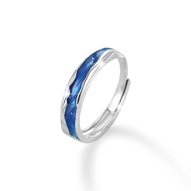 KEMLAIDA 925 Sterling Silver Rings Unisex-0