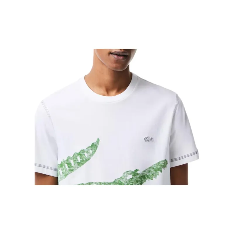 LACOSTE T Shirts Men White-4