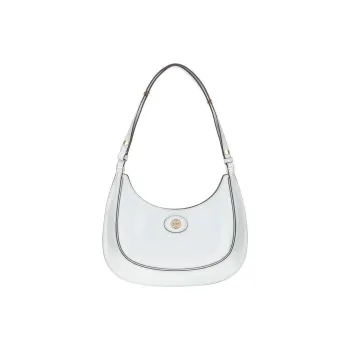 TORY BURCH Robinson Cow Leather Shoulder Bag, Crescent Bag, Handbag, Shoulder Bag Women's Summit Color