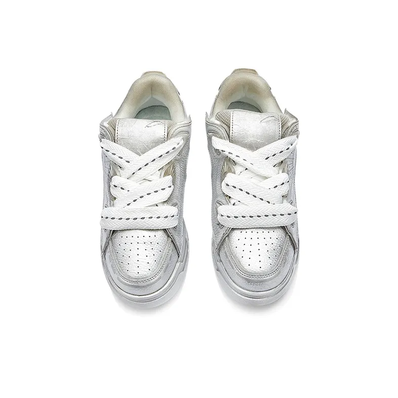 JUZI Wear-Resistant Low-Top Skateboard Shoes Women's-7