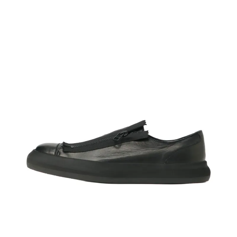 Yohji Yamamoto Low-Top Skateboard Shoes Men's Black-0