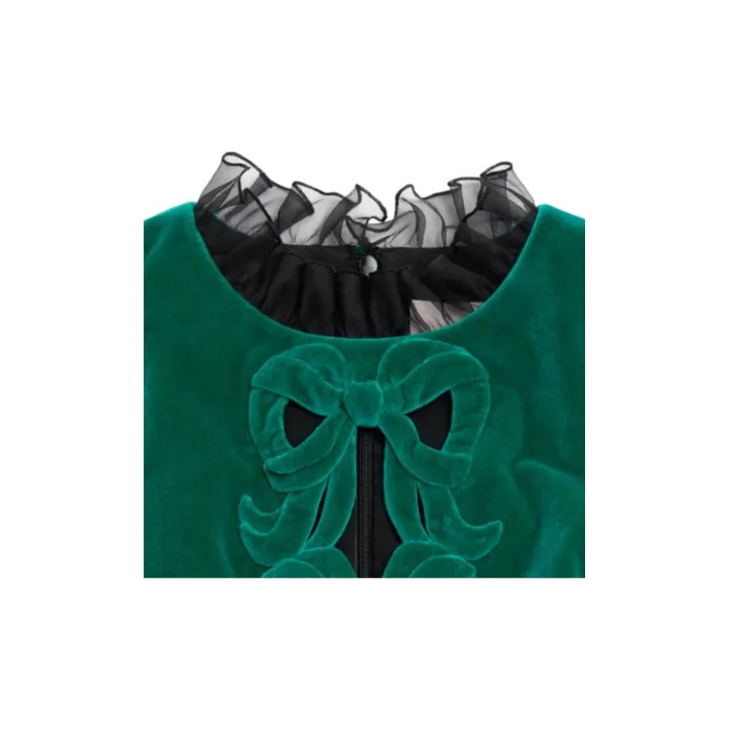 Valentino Embroidered Organza Mini Dress-6