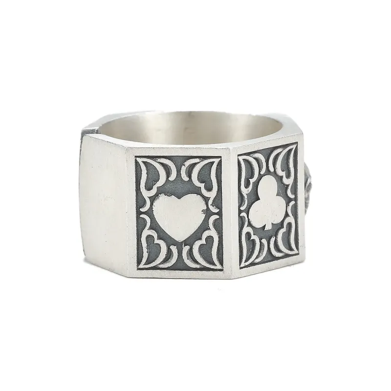 Ruibeila 990 Foot Silver Rings Men's-6