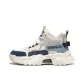 Beige Blue Unlined