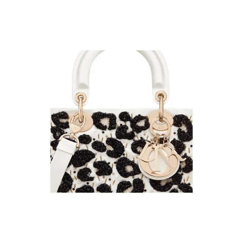 DIOR Lady Dior Silk Lady Dior Bag, Shoulder Bag, Crossbody Bag, Handbag Small Size Women's Latte-3