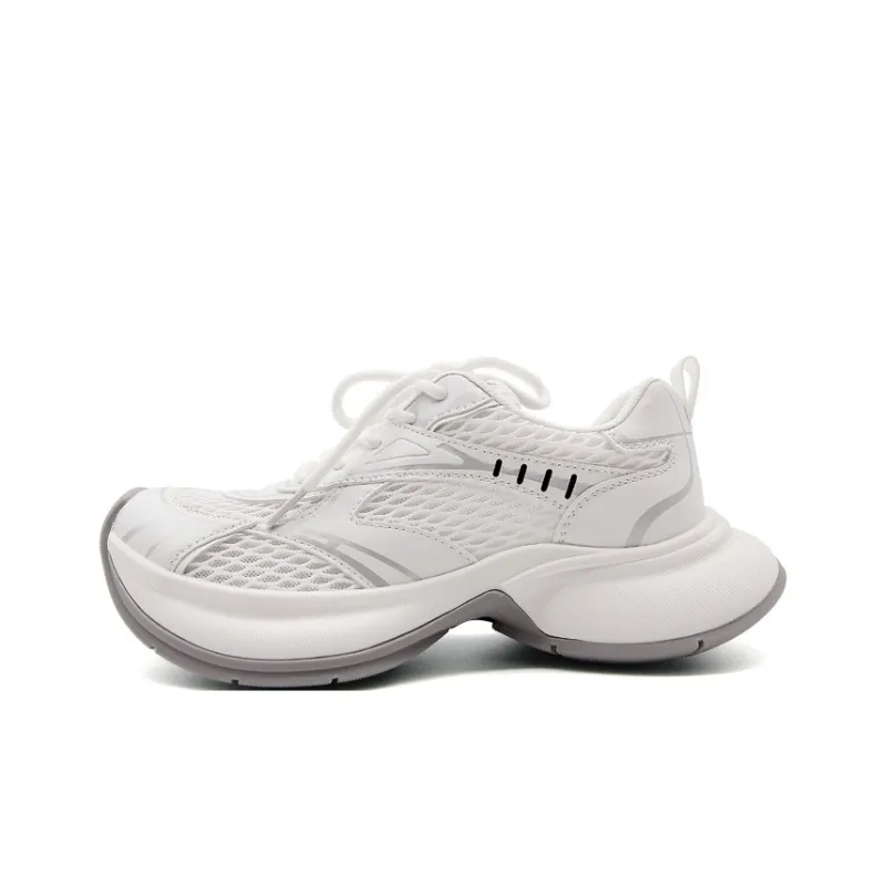 Joy&Mario Cushioning Anti Slip And Wear Resistant Low Top Chunky Sneakers Women's-0