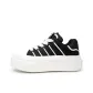 Black White