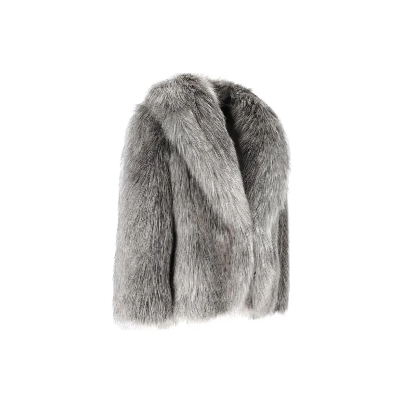 SAINT LAURENT Jackets & Coats Women's Gray-2