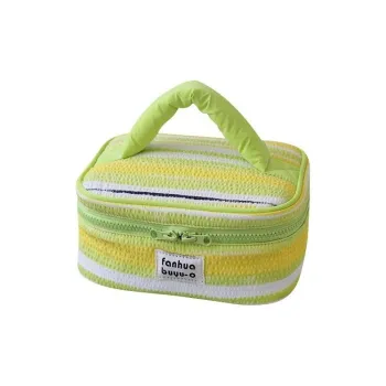 ALOENEY Polyester Makeup Bag Unisex Yellow