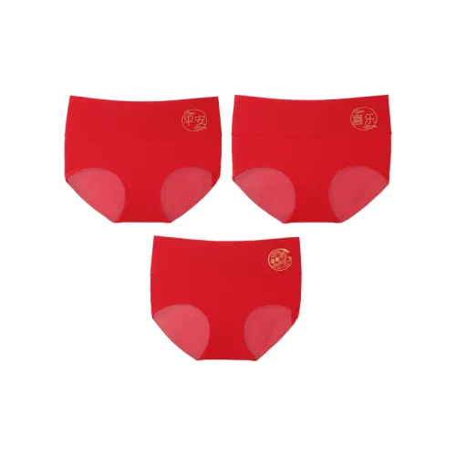 JUNEROSE Underpants Women's 3 Pack Red