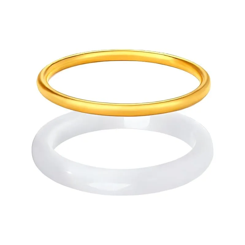TUTAE Glass Cat Eye Bangles Women's-3