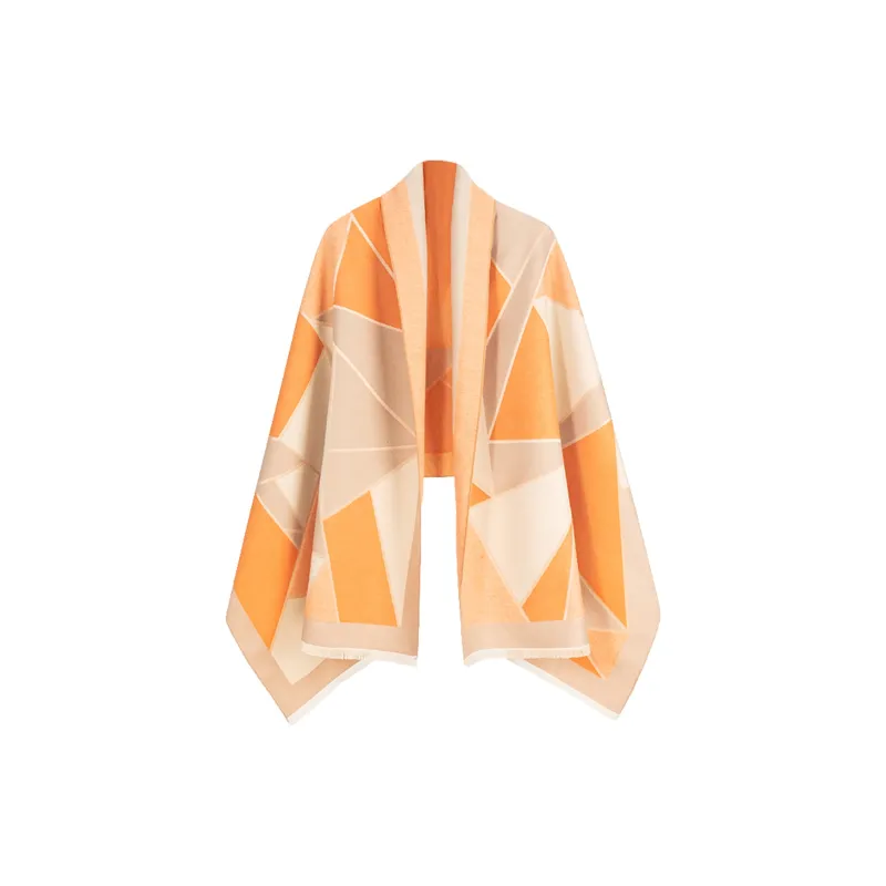 Shanghai Story Polyester Knit Scarves Women's-35