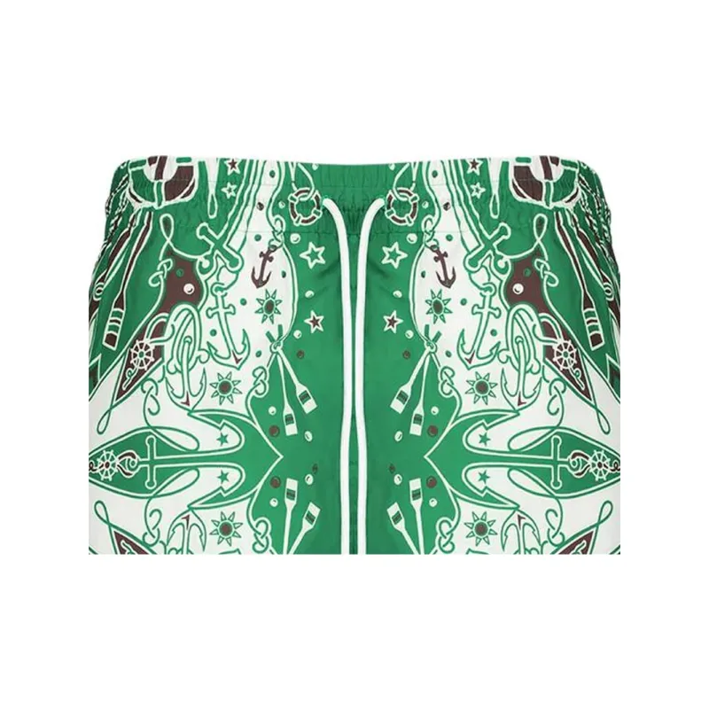 GUCCI Logo-print Drawstring Swim Shorts-2