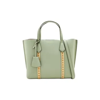 TORY BURCH Calfskin Shoulder Bag Crossbody Bag Handbag Women's Light Green